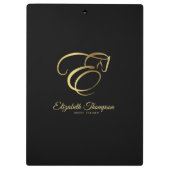 Porte-bloc Lettre monogramme E Horse (Dos)