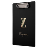 Porte-bloc LETTRE MONOGRAPHIQUE BOtanique Élégante Z (Gauche)