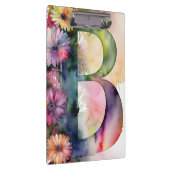 Porte-bloc Lettre personnalisée B Aquarelle florale Enseignan (Swatch)