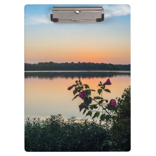 Porte-bloc Lever de soleil de l'Hibiscus (Devant)