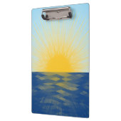 Porte-bloc Lever de soleil sur l'océan Nouveaux débuts (Gauche)