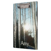 Porte-bloc Lever du soleil à travers Icicles hiver Photograph (Gauche)