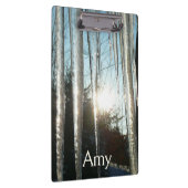 Porte-bloc Lever du soleil à travers Icicles hiver Photograph (Swatch)