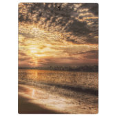 Porte-bloc Lever du soleil de la superbe plage (Dos)