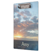 Porte-bloc Lever du soleil sur Sea I Pastel Seascape (Gauche)