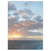 Porte-bloc Lever du soleil sur Sea I Pastel Seascape (Dos)