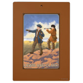 Porte-bloc Lewis et Clark explorant l'ouest (Dos)