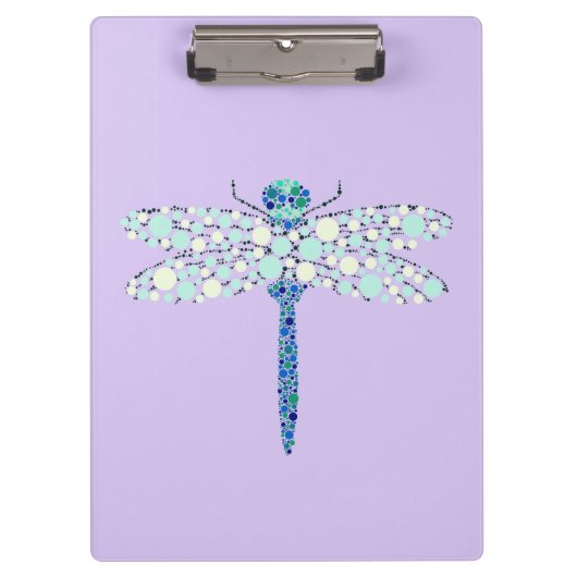 Porte-bloc Libellule en Points (Devant)