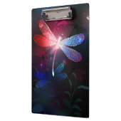 Porte-bloc libellule rouge brillante (Gauche)