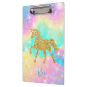 Porte-bloc licorne couleurs pastel  (Gauche)