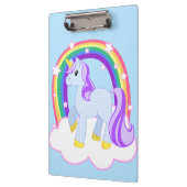 Porte-bloc Licorne magique mignonne d'arc-en-ciel (Gauche)