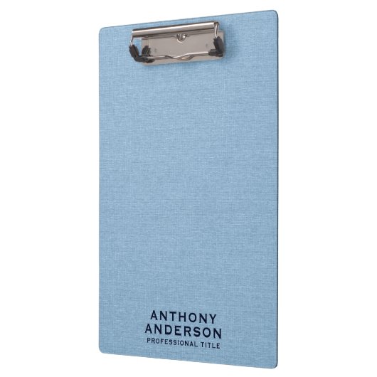 Porte-bloc Light Blue Fabric Texture (Gauche)