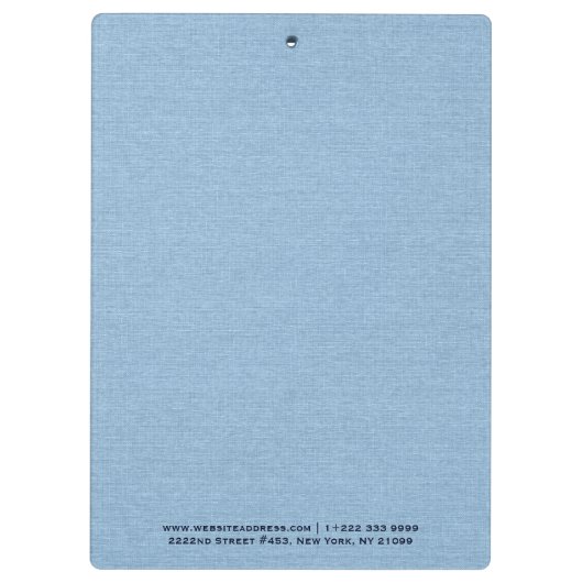 Porte-bloc Light Blue Fabric Texture (Dos)