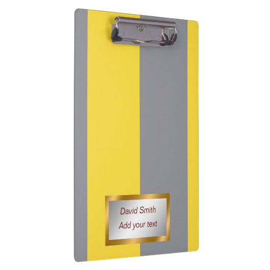 Porte-bloc Light Yellow and Soft Gray Customize (Swatch)