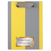 Porte-bloc Light Yellow and Soft Gray Customize (Devant)