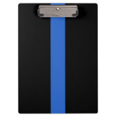 Porte-bloc Ligne Bleue Mince Drapeau symbole de solidarité po (Devant)