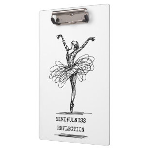 Porte-bloc Ligne minimaliste Art Ballerina Dance Design
