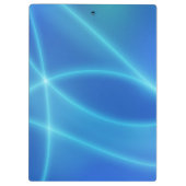Porte-bloc Lignes Abstraites bleues (Dos)