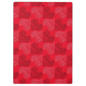 Porte-bloc Lignes cardiaques alternatives en noir et blanc su (Dos)