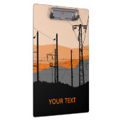 Porte-bloc Lignes électriques à coucher de soleil industriell (Swatch)