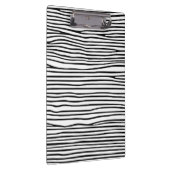Porte-bloc Lignes horizontales abstraites_noir (Swatch)