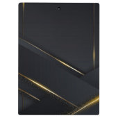 Porte-bloc Lignes noires et or gris foncé (Dos)
