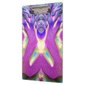 Porte-bloc LILA ~ BIZARRE 3D ! ~ Original bleu jaune rose ~ (Gauche)