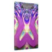 Porte-bloc LILA ~ BIZARRE 3D ! ~ Original bleu jaune rose ~ (Swatch)