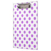 Porte-bloc Lilac et pois blancs (Gauche)
