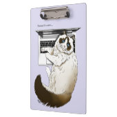 Porte-bloc Lilac Lapon Chat Drôle Mignonne (Gauche)