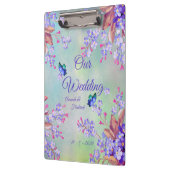 Porte-bloc Lilac Lavender Mariage (Gauche)