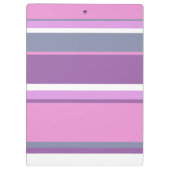 Porte-bloc Lilac rayures (Dos)
