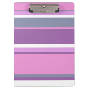 Porte-bloc Lilac rayures