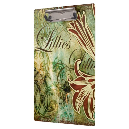 Porte-bloc Lillies (Gauche)