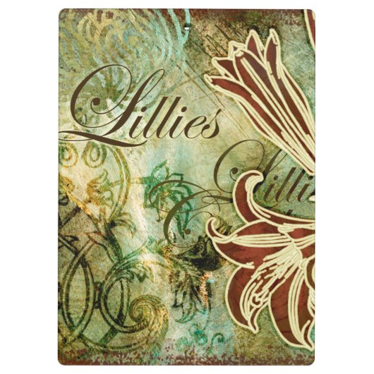 Porte-bloc Lillies (Dos)