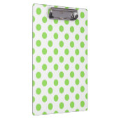 Porte-bloc Lime et pois blancs (Swatch)