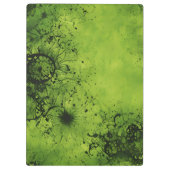 Porte-bloc Lime Green Grunge with Black Accents (Dos)