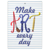 Porte-bloc Lined paper Art teacher notepad (Dos)