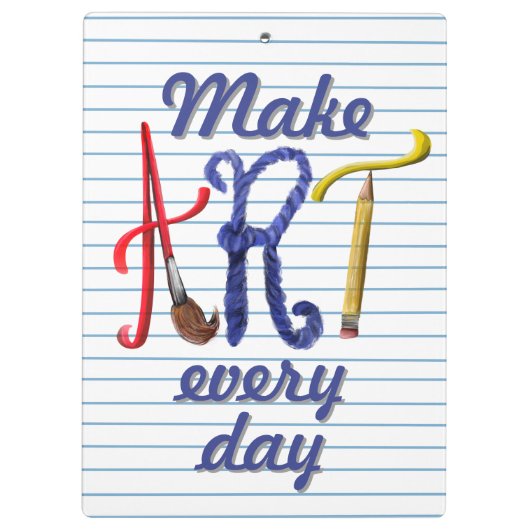 Porte-bloc Lined paper Art teacher notepad (Dos)