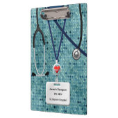 Porte-bloc L'infirmière frotte dans le porte - bloc turquoise (Gauche)