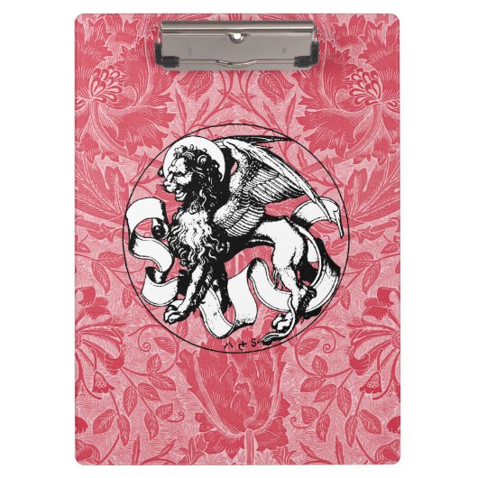 Porte-bloc Lion ailé Saint-Marc du XVe siècle (Devant)