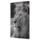 Porte-bloc Lion noir et blanc - Animal sauvage (Gauche)