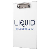 Porte-bloc  Liquid Wellness + IV Clipboard - Personalized (Gauche)