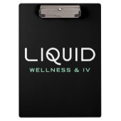 Porte-bloc Liquid Wellness & IV - Noir (Devant)
