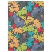 Porte-bloc Little cute funny monsters (Dos)