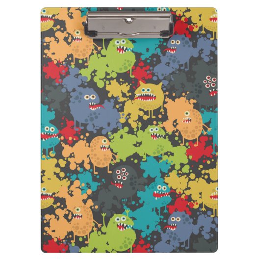 Porte-bloc Little cute funny monsters (Devant)