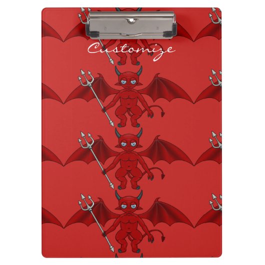 Porte-bloc Little Red Devil Thunder_Cove (Devant)