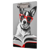 Porte-bloc Livre de lecture de chien (Gauche)