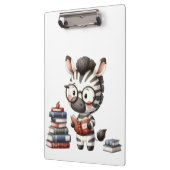 Porte-bloc Livres De Lecture Zebra. (Gauche)