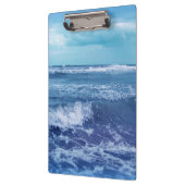 Porte-bloc L'Océan Atlantique Bleu ondule le ciel (Gauche)
